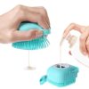 Dispensador de champú en silicona, cepillo para masajes de baño - Image 8