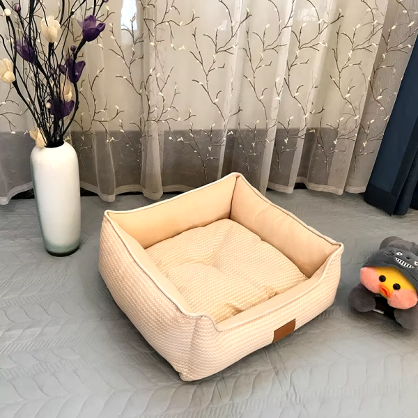 Cama Rectangular para Mascotas, lavable con cojinería extraíble - Image 3