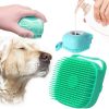 Dispensador de champú en silicona, cepillo para masajes de baño - Image 5