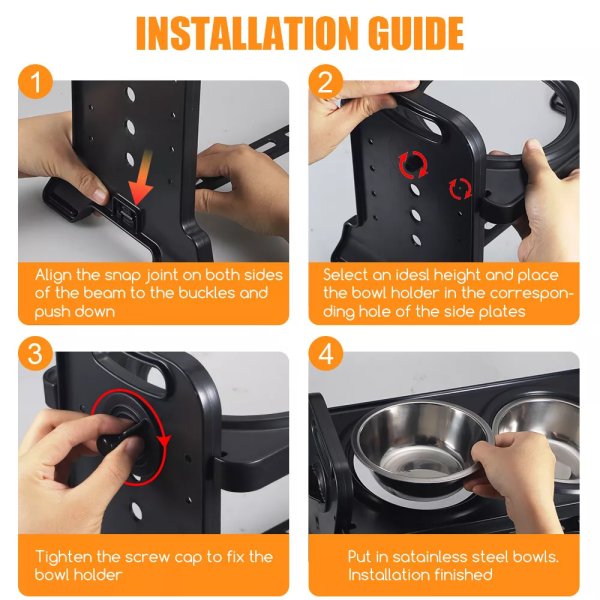 Comedero Elevado Ajustable para Perros y Gatos - Image 7