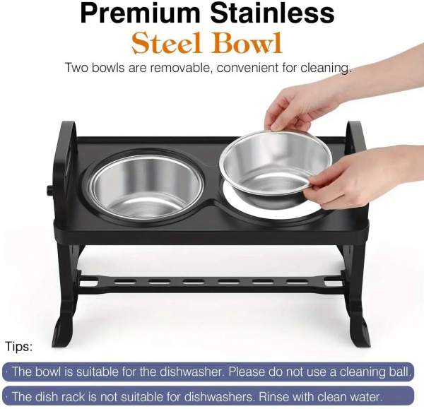 Comedero Elevado Ajustable para Perros y Gatos - Image 8