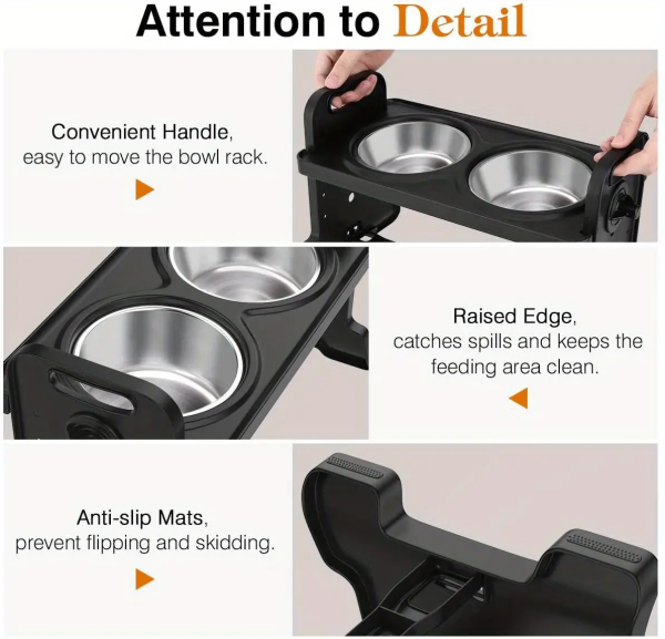 Comedero Elevado Ajustable para Perros y Gatos - Image 10